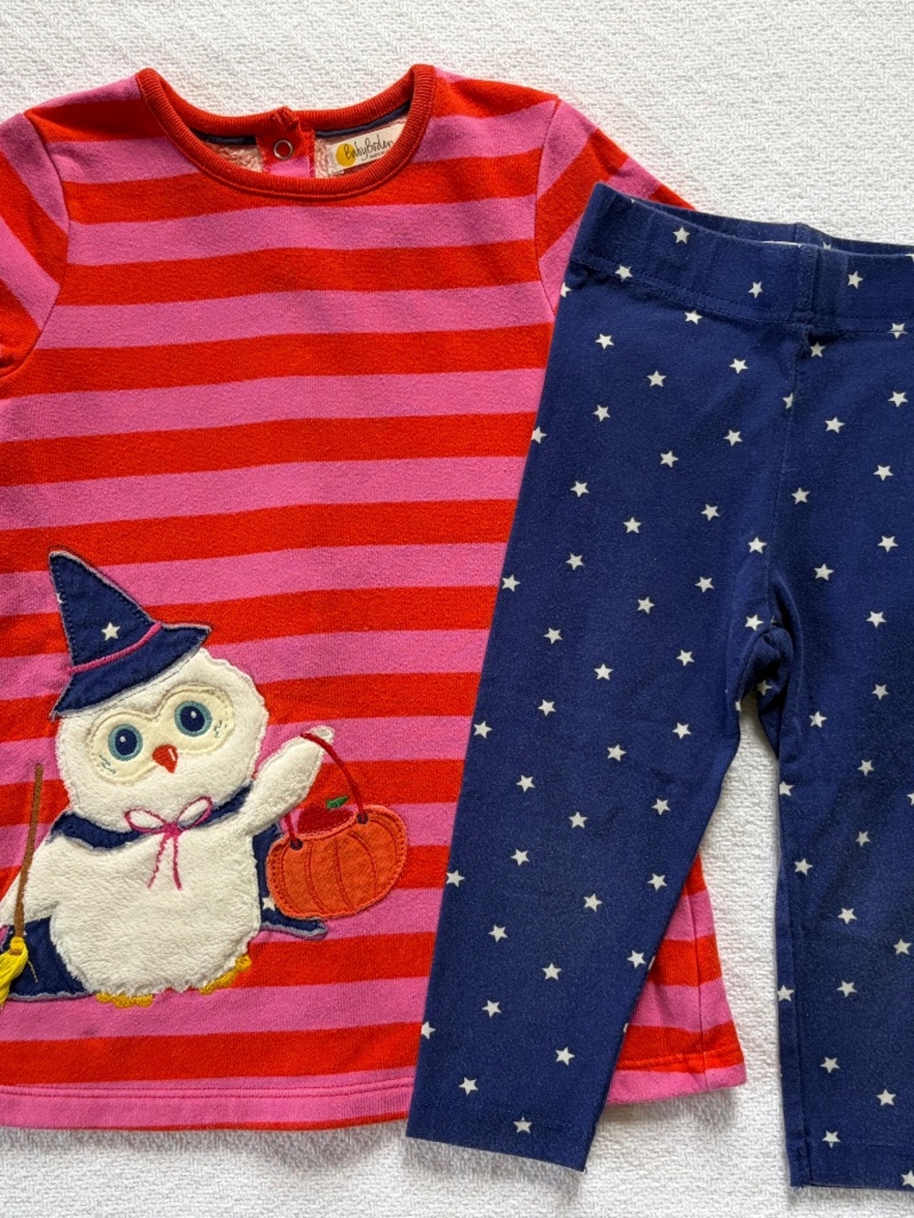 GUC Baby Boden 18-24 months Halloween Sweatshirt Dress Set